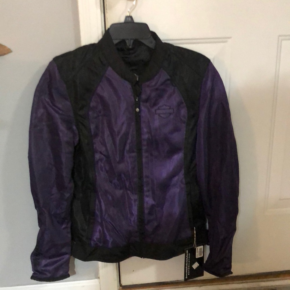 Harley-Davidson Purple and Black Jacket